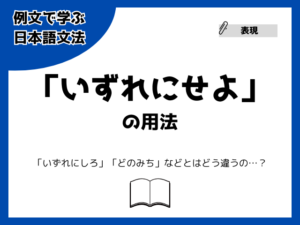 「には」「のには」の用法【例文で学ぶ 日本語文法】